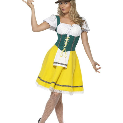 Abito Dirndl Oktoberfest Giallo