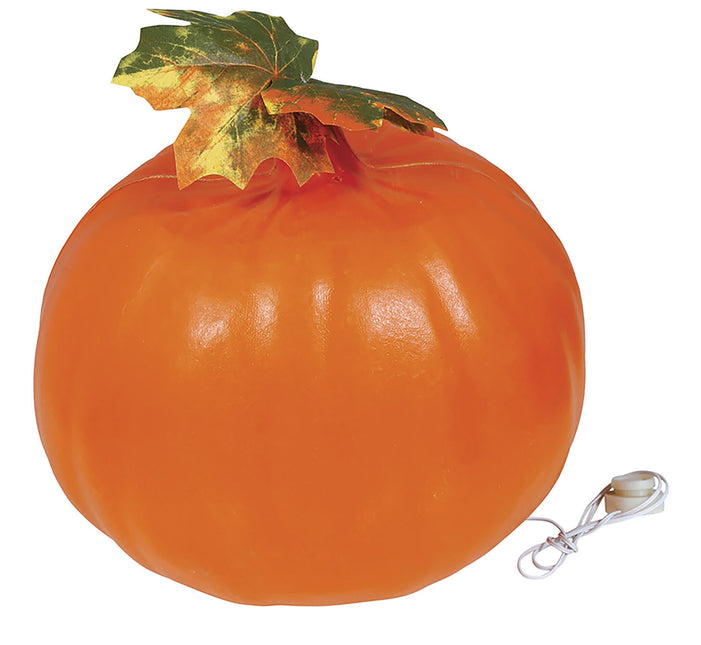 Decorazione da tavolo di Halloween Zucca con luce 23 cm