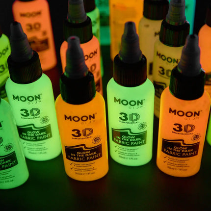 Moon Glow Vernice per tessuti che brilla al buio Invisibile 30ml