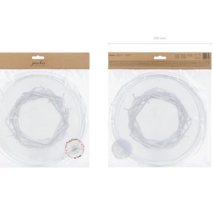 Sacchetti di organza bianchi da 25 cm 10 pezzi