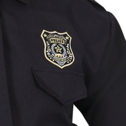 Costume da poliziotto uomo nero