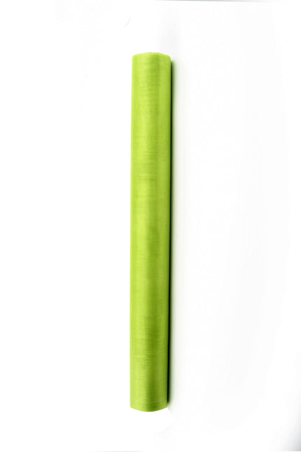 Tessuto Organza Verde Lime 36cm 9m
