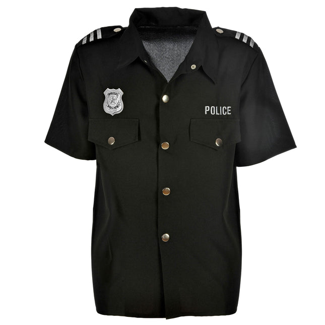 Camicetta della polizia uomo nero