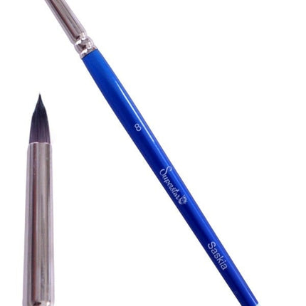 Spazzola Schmink blu Fiore n.8