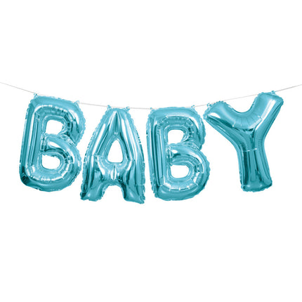 Palloncino in foil Baby Blue 35cm