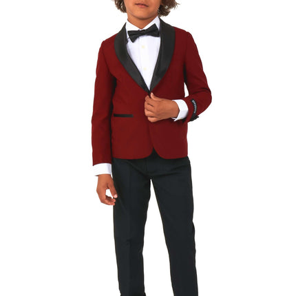 Ragazzo smoking rosso bordeaux <tc>OppoSuits</tc>