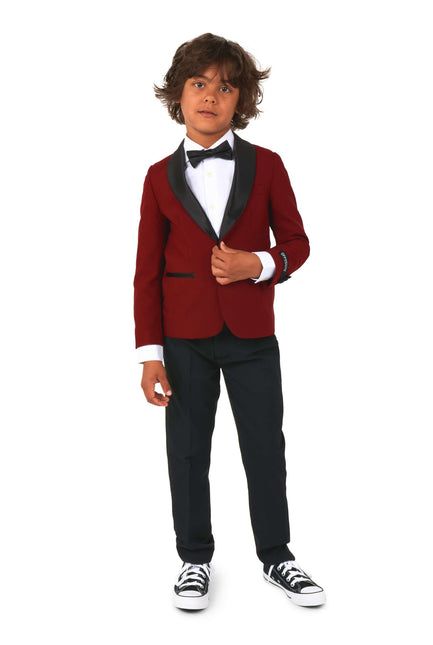 Ragazzo smoking rosso bordeaux <tc>OppoSuits</tc>