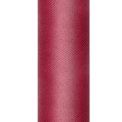 Rotolo di tulle rosso bordeaux 30cm 9m