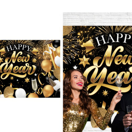 Decorazione murale Happy New Year 2,2 m