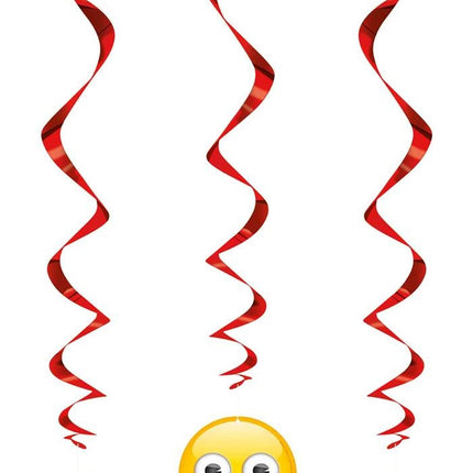 Emoji Appeso Decorazione divertente 66cm 3pcs