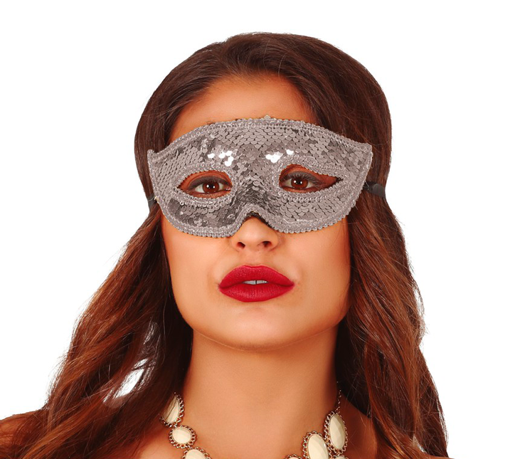 Paillettes della maschera d'argento