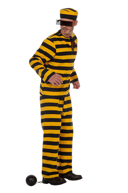 Abito Villain Giallo Nero Uomo Lusso