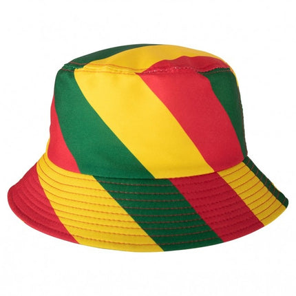Cappello da pescatore Rosso/Giallo/Verde