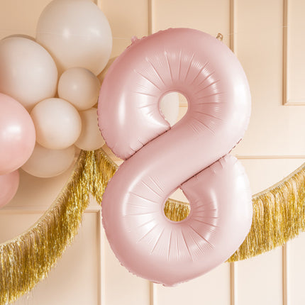 Palloncino a 8 anni Rosa Chiaro Vuoto 72cm