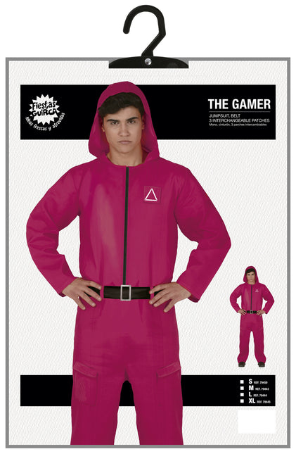 Costume da gioco da calamaro per ragazzi rosso