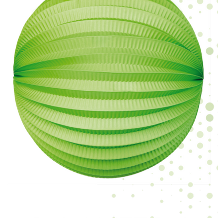 Lampione verde chiaro 25 cm