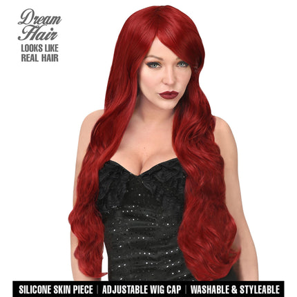 Parrucca rossa cosplay