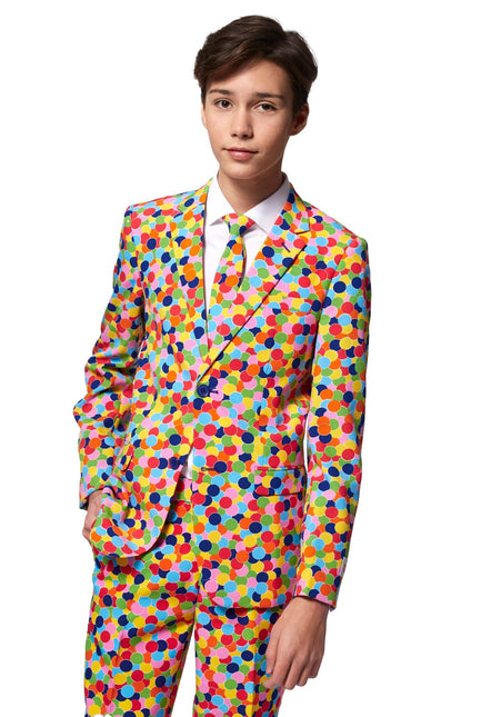 Costume da festa con coriandoli Ragazzo Teen <tc>OppoSuits</tc>