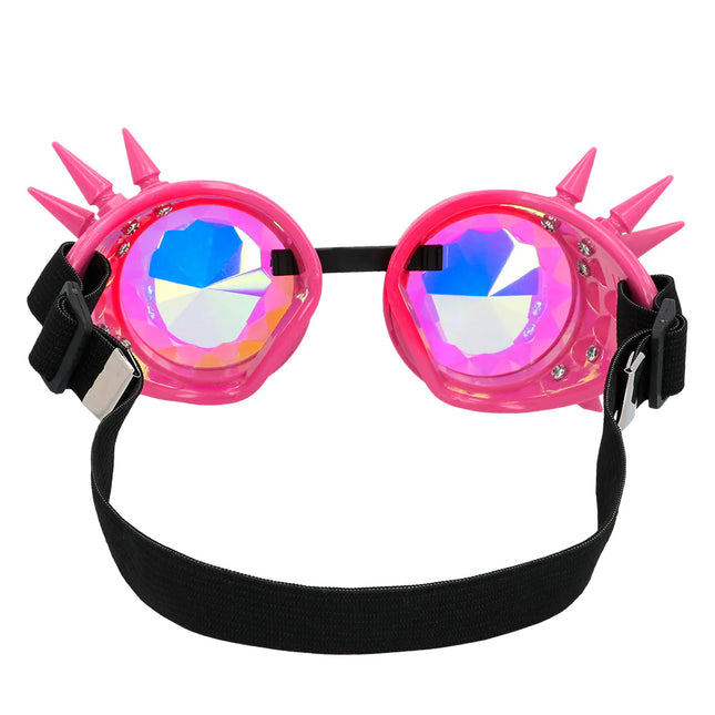 Festival degli occhiali rosa neon