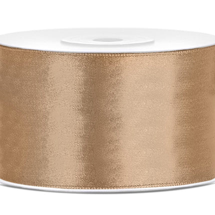 Nastro di raso oro 38mm 25m