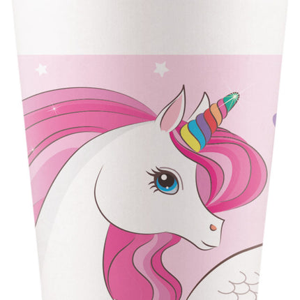 Tazze Unicorno Arcobaleno 8 pezzi
