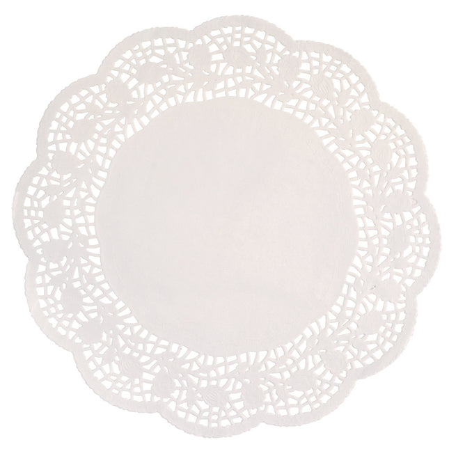 Tovaglietta di carta bianca 26cm 16pz