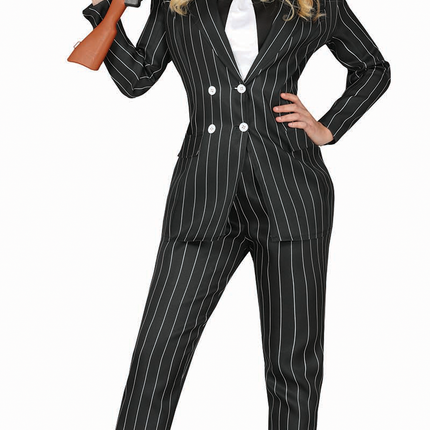 Costume da gangster donna