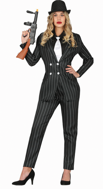 Costume da gangster donna