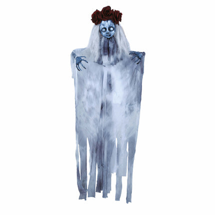 Decorazione di Halloween appesa Ragazza fantasma 1m