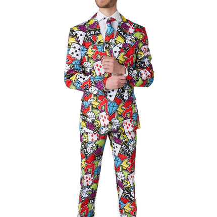 Icone di carte da gioco del casinò Tuta da uomo <tc>Suitmeister</tc>