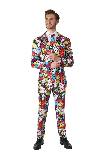 Icone di carte da gioco del casinò Tuta da uomo <tc>Suitmeister</tc>