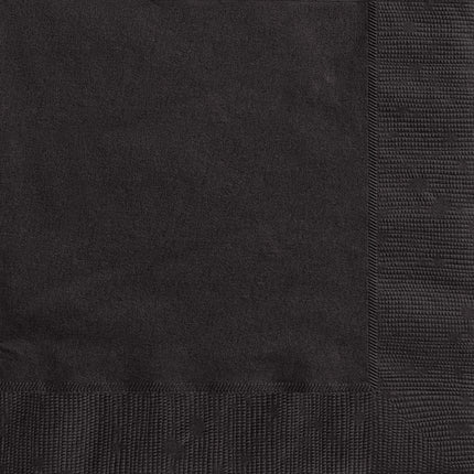 Tovaglioli neri 33cm 50pz