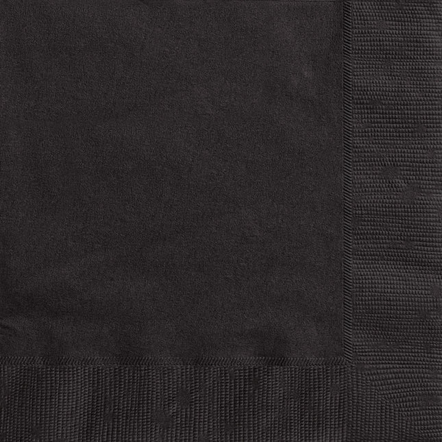 Tovaglioli neri 33cm 50pz
