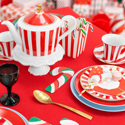 Tovaglioli Babbo Natale 16cm 20pz