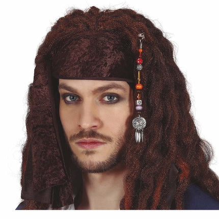 Fermaglio per capelli pirata 16 cm