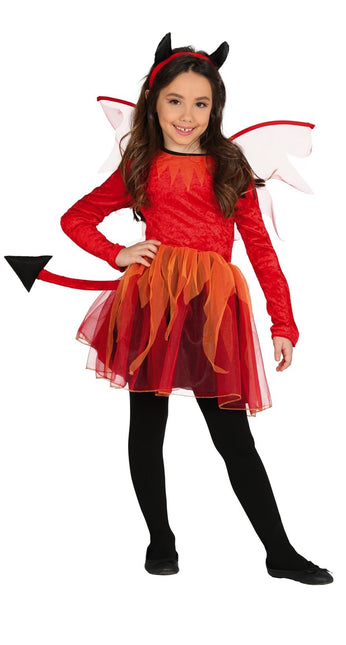 Ragazza con vestito da diavolo