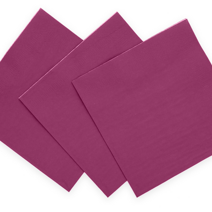 Tovaglioli viola 3 strati 33cm 20pz