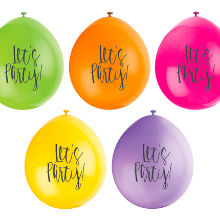 Palloncini Lets Party 28cm 10pz