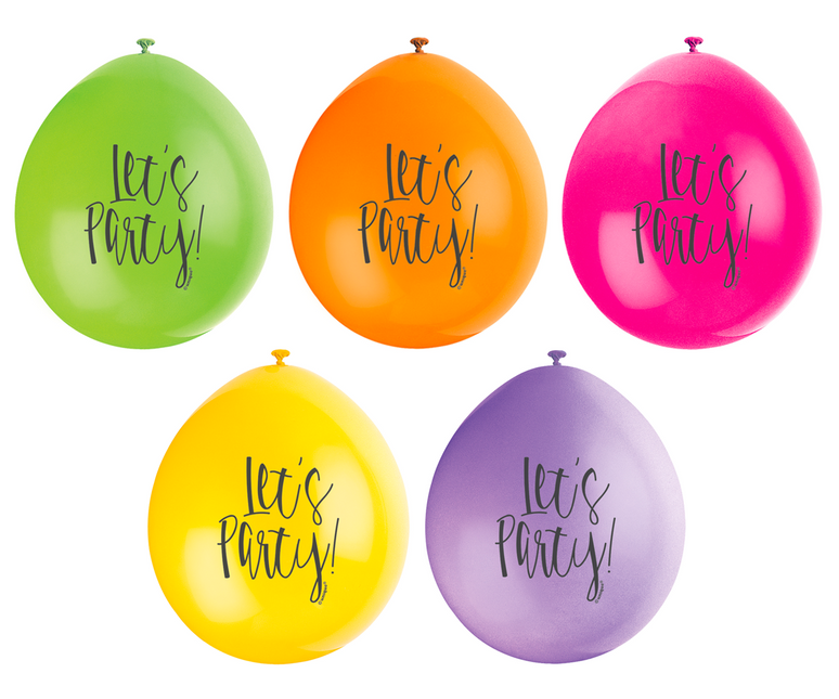 Palloncini Lets Party 28cm 10pz