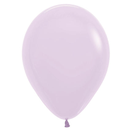 Palloncini Pastello Opachi Lilla 23cm 50pz