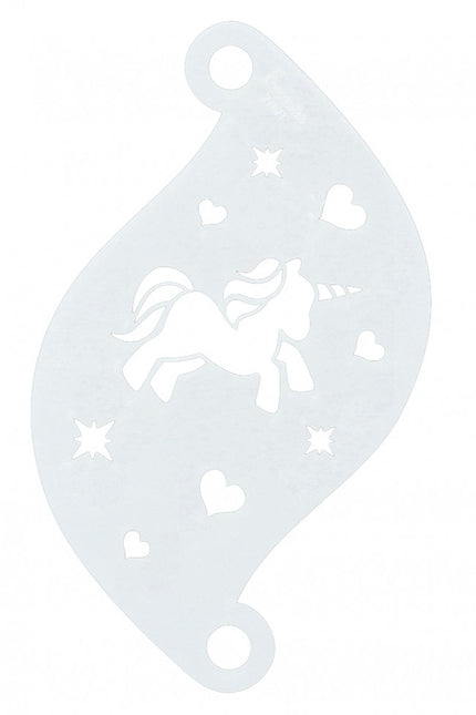 Modello di trucco da unicorno