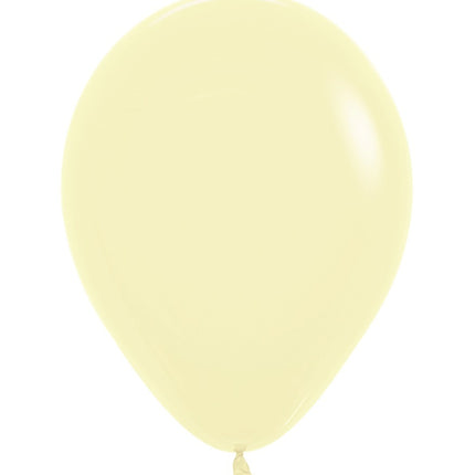 Palloncini giallo pastello opaco 25cm 100pz