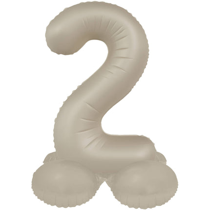 Palloncino Figura 2 Anni Nudo Opaco 41cm