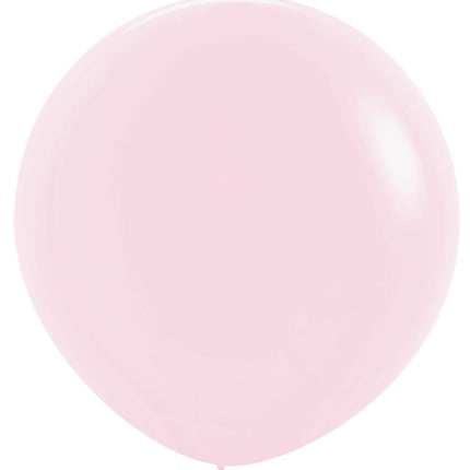 Palloncini rosa pastello opachi 91 cm 2 pezzi