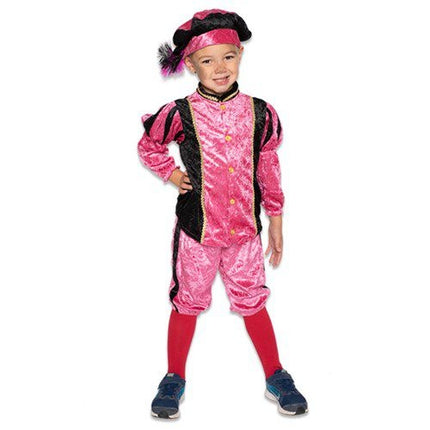 Pietenpak Kind Velours rosa/nero