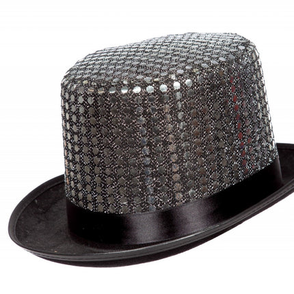 Cappello d'argento con paillettes