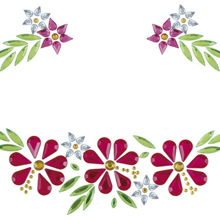 Adesivi per il viso Fiori