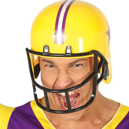 Casco da football americano giallo