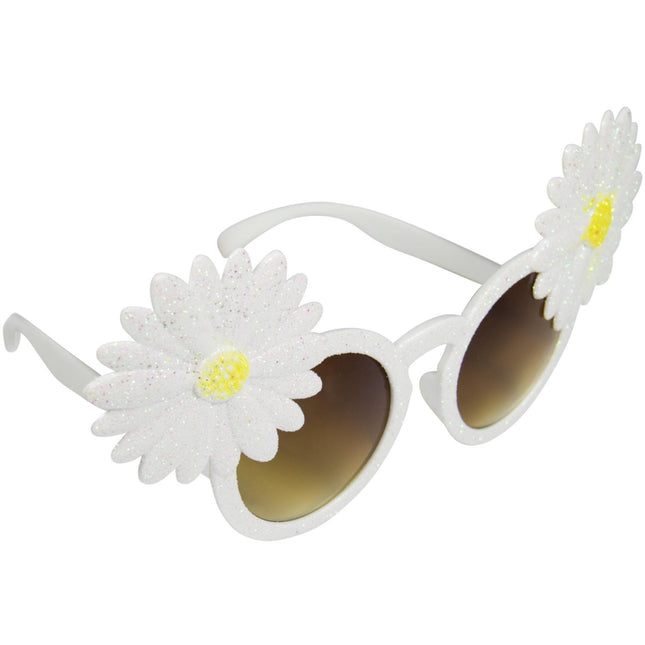 Occhiali Hawaii Fiori Bianchi