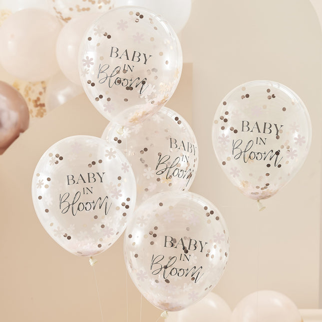 Palloncini Baby In Bloom 30cm 5 pezzi